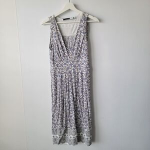 Sport Max code womens dress size M sleeveless floral V-Neck